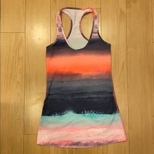 lululemon athletica Multicolor Gradient Racerback Tank Top